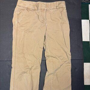 J.Crew Women’s Straight-Leg Khaki Pants – Size 8P, Favorite Fit, Low Waist